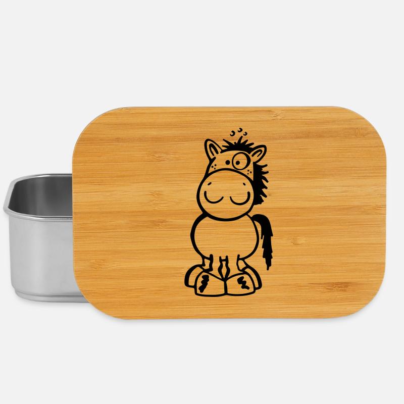 Kleines Pferdchen - Lunch Box - Silber