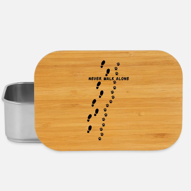 Never walk alone - Lunch Box - Silber