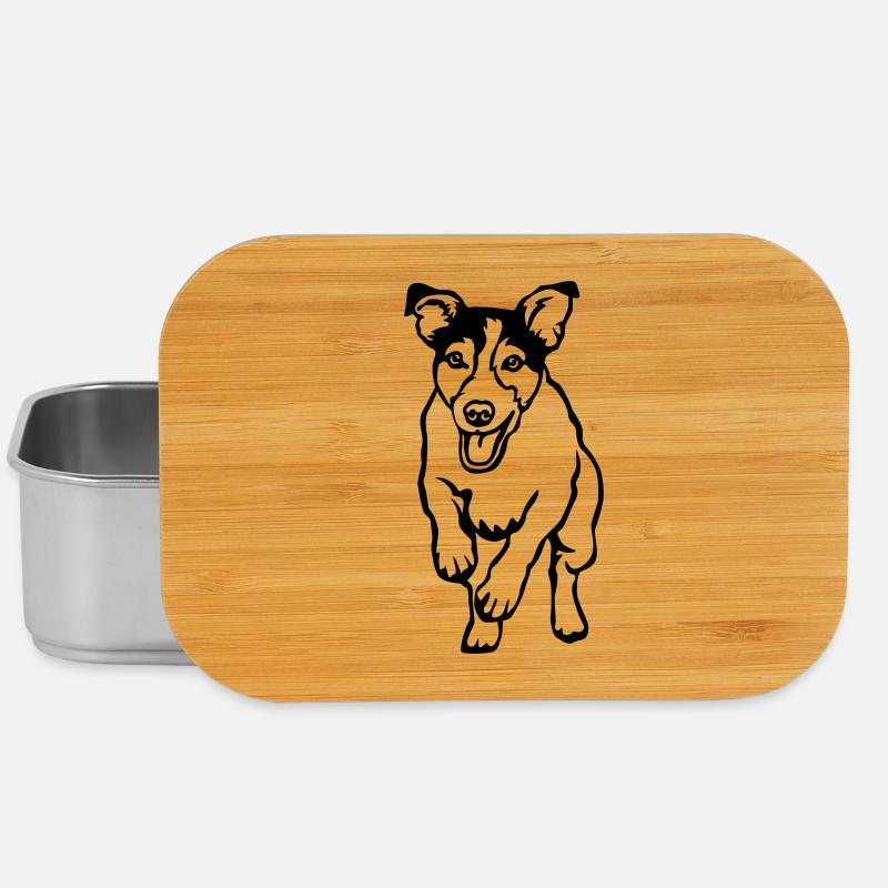 Jack Russell Terrier - Lunch Box - Silber