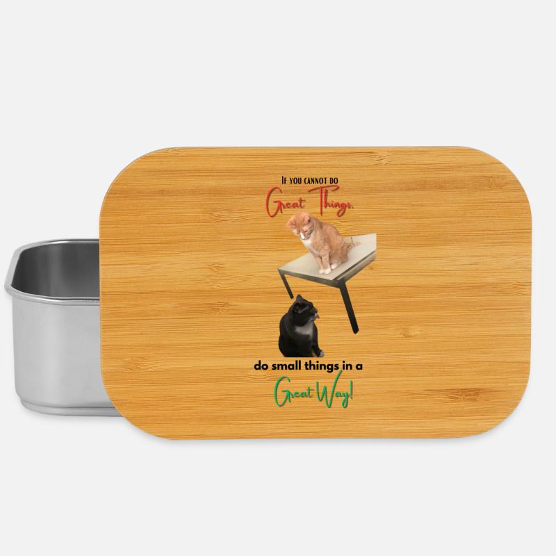 If you cannot do Great Things, do small things... - Lunch Box - Silber