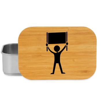 Botschaft Demonstration - Lunch Box - Silber - Vorne