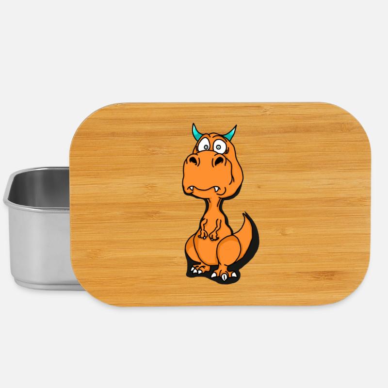 T REX - Lunch Box - Silber