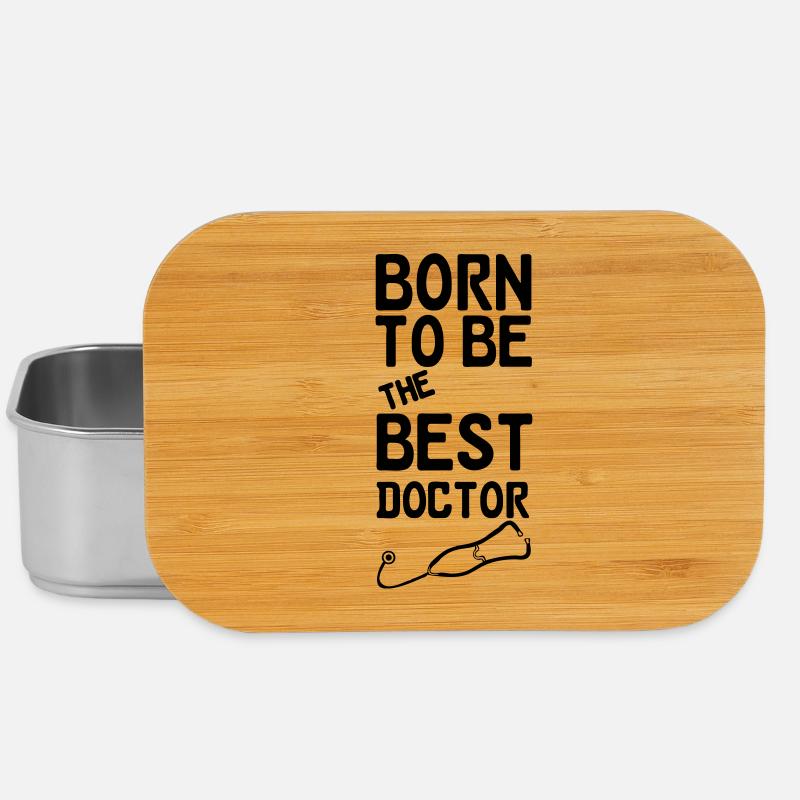 Doctor Doktor Arzt Medizin Spruch Geschenk - Lunch Box - Silber