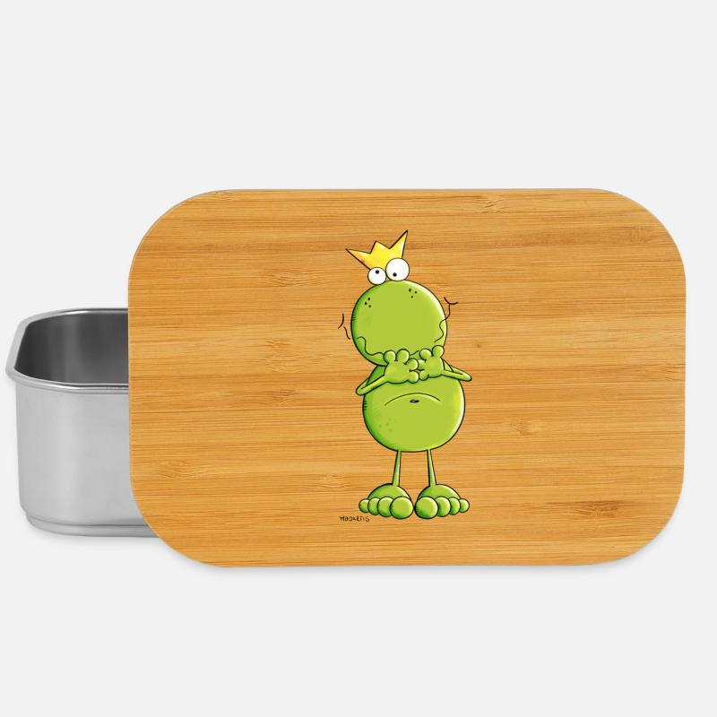 Frosch mit Krone - Lunch Box - Silber