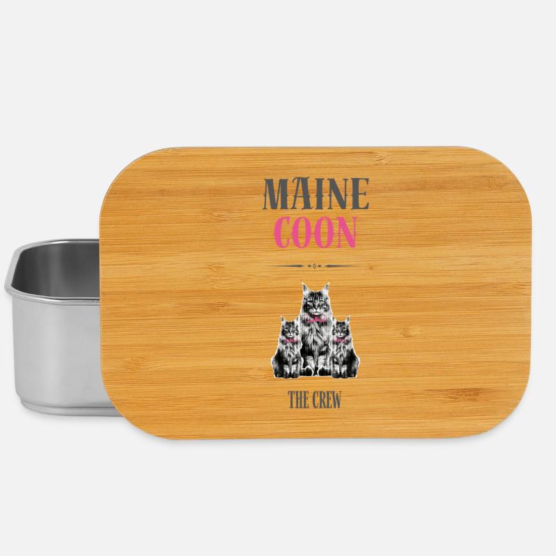 Maine Coon - Die Crew - Lunch Box - Silber