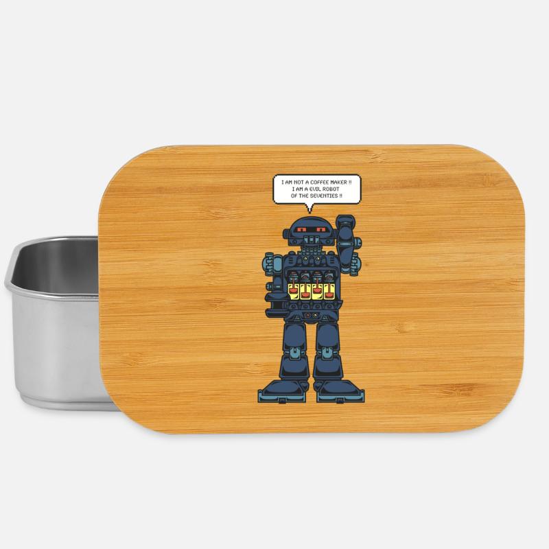 Robot alimenté par batterie - Boîte à goûter - argent