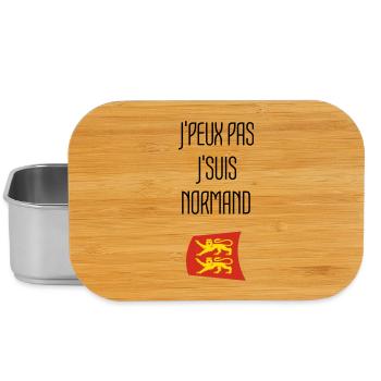 I can't I'm Norman - Normandy - Lunch Box - silver - Front