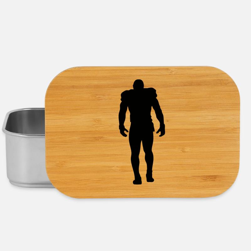 Football - Boîte à goûter - argent