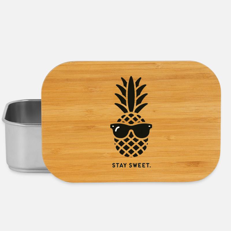 Sunglasses Pineapple - Lunch Box - silver