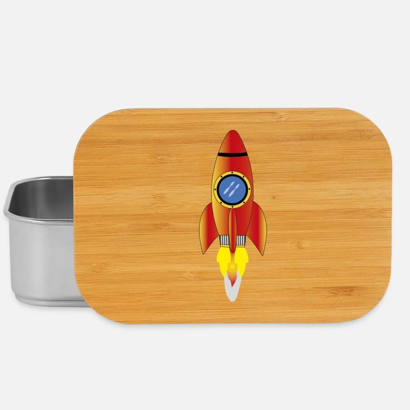 Rocket - Lunch Box - silver