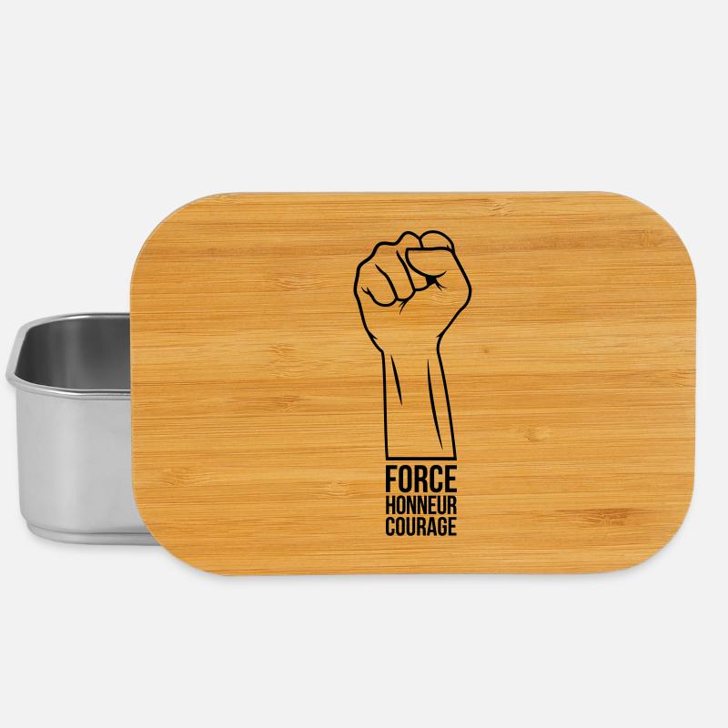 Force Honor Courage - Lunch Box - silver