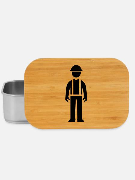 Bauarbeiter Teamleiter - Lunch Box - Silber