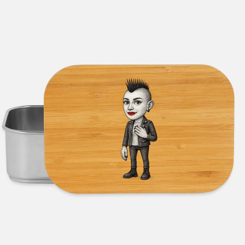 Mohawk Punker - Lunch Box - Silber