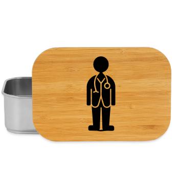 Doktor Symbol - Lunch Box - Silber - Vorne