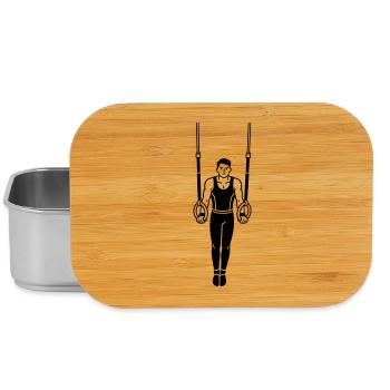 Anneaux de gymnastique - Boîte à goûter - argent - Devant