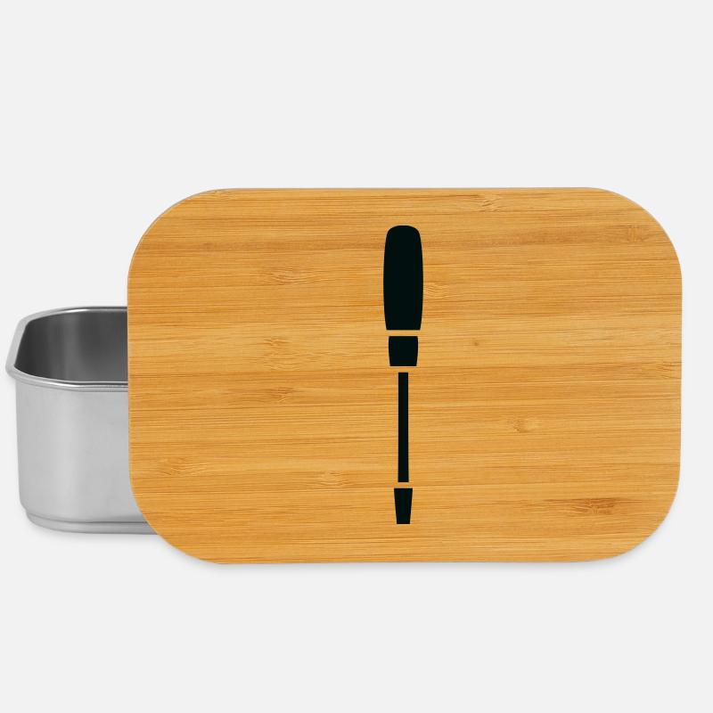 Minimalist Screwdriver – Tool Art - Lunch Box - silver