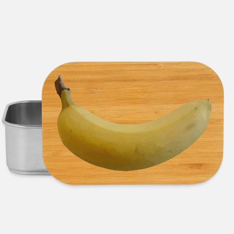 Banane - Boîte à goûter - argent