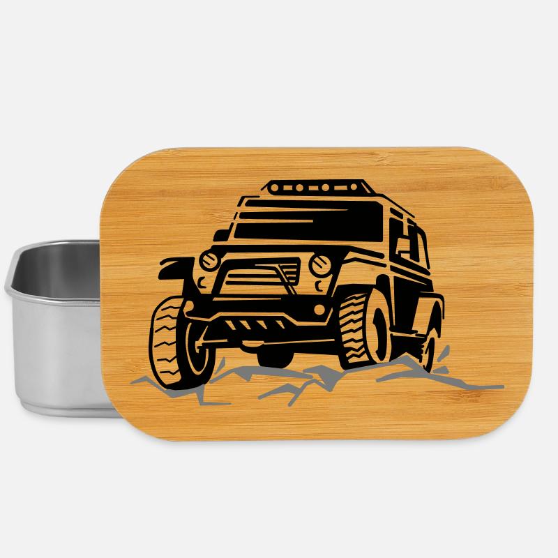 Silhouettes de SUV - Boîte à goûter - argent