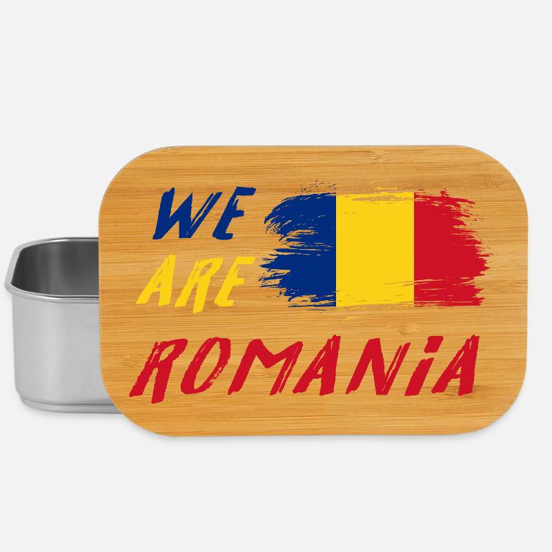 Wir sind Rumänien - Lunch Box - Silber