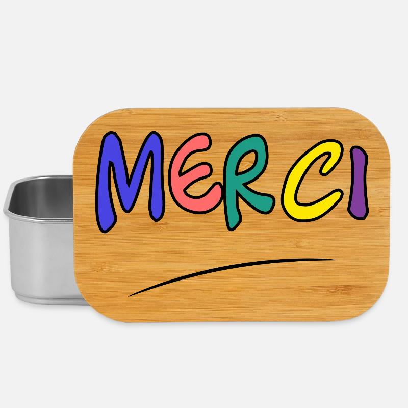 MERCI. MAÎTRESSE. MAÎTRE. MERCI MAÎTRESSE - Boîte à goûter - argent