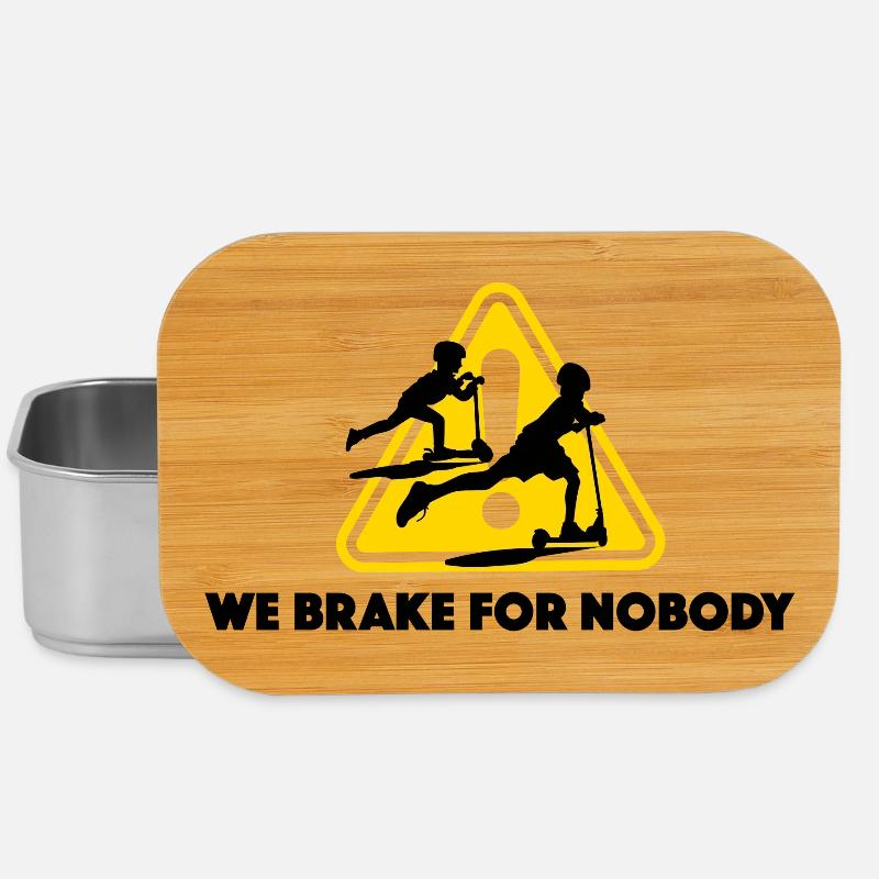 Scooter, scooter - totally crazy - Lunch Box - silver