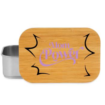 Mom power - Lunch Box - silver - Front