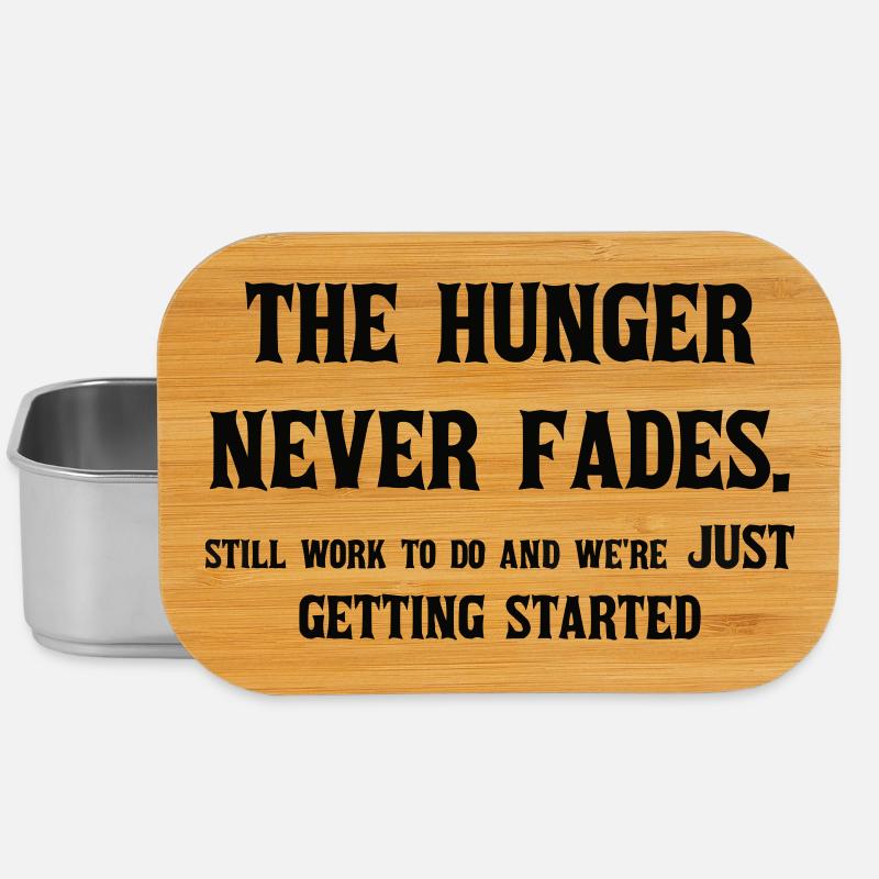 Citation inspirante sur la persévérance - Boîte à goûter - argent