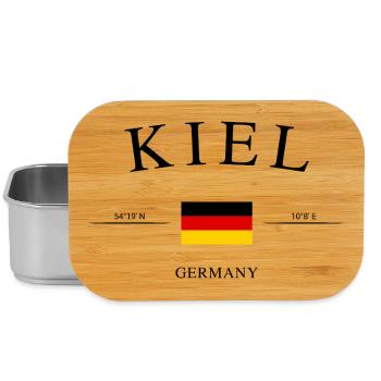 Kiel Germany – Holiday Souvenir & Gift - Lunch Box - silver - Front