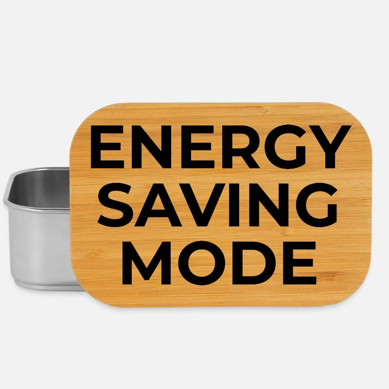ENERGY SAVING MODE – Minimal Unisex Sweatshirt - Boîte à goûter - argent