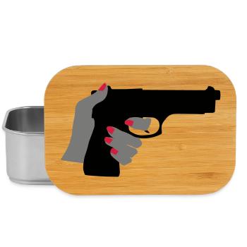 Gun - Lunch Box - silver - Front