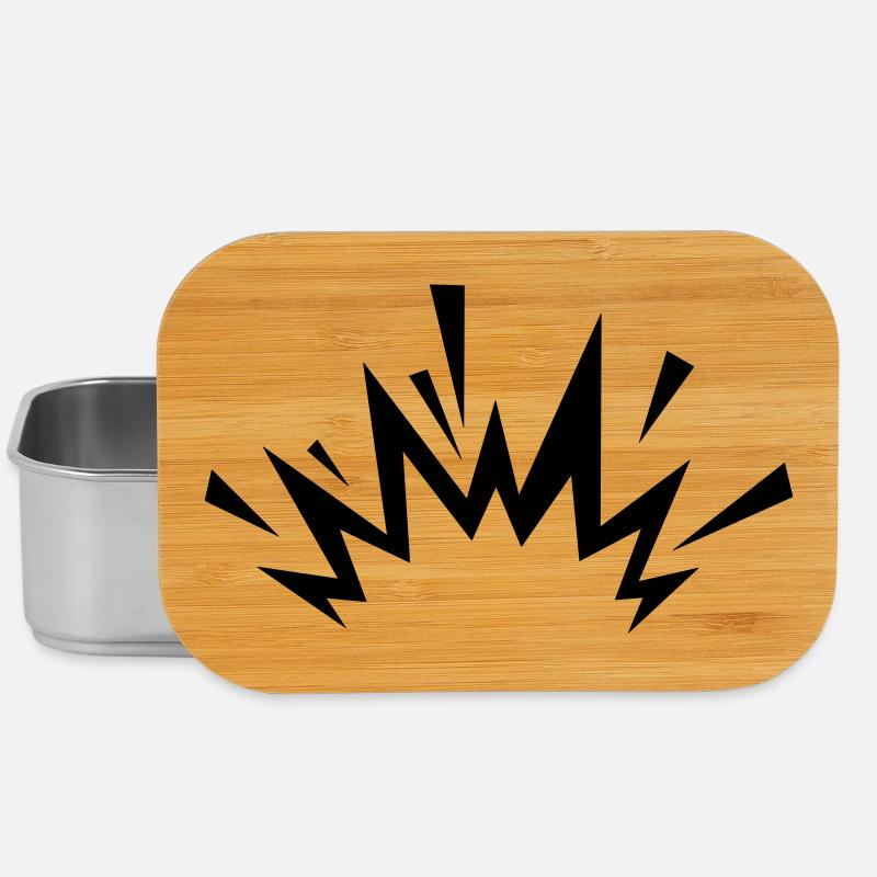 Comic Explosion - Lunch Box - Silber