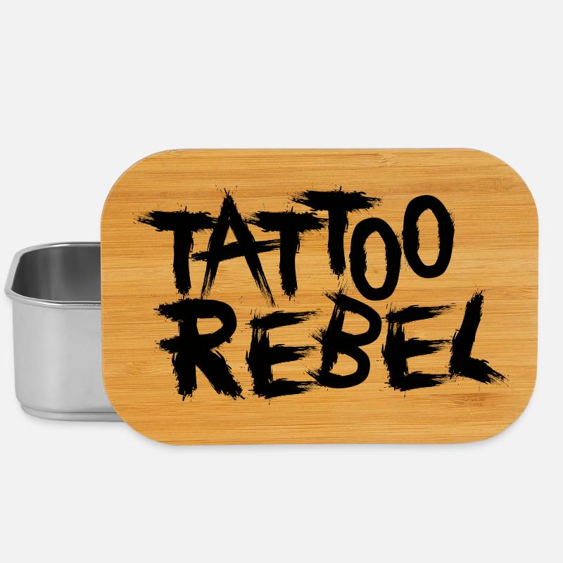 Tattoo Rebel noir - Boîte à goûter - argent