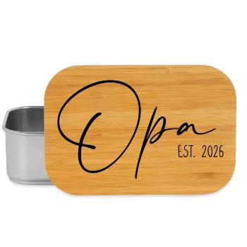 Opa est 2026 - Lunch Box - Silber - Vorne