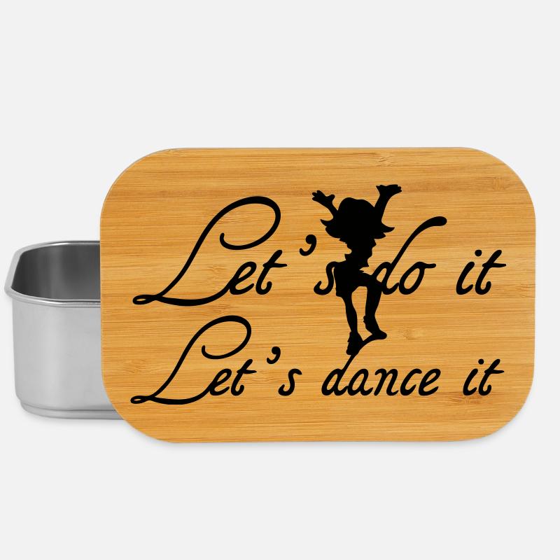 Let's dance it Geschenk - Lunch Box - Silber