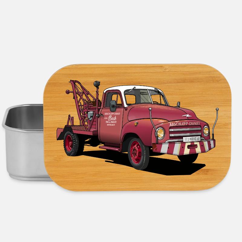 Abschleppwagen, Pannenhilfe - Lunch Box - Silber