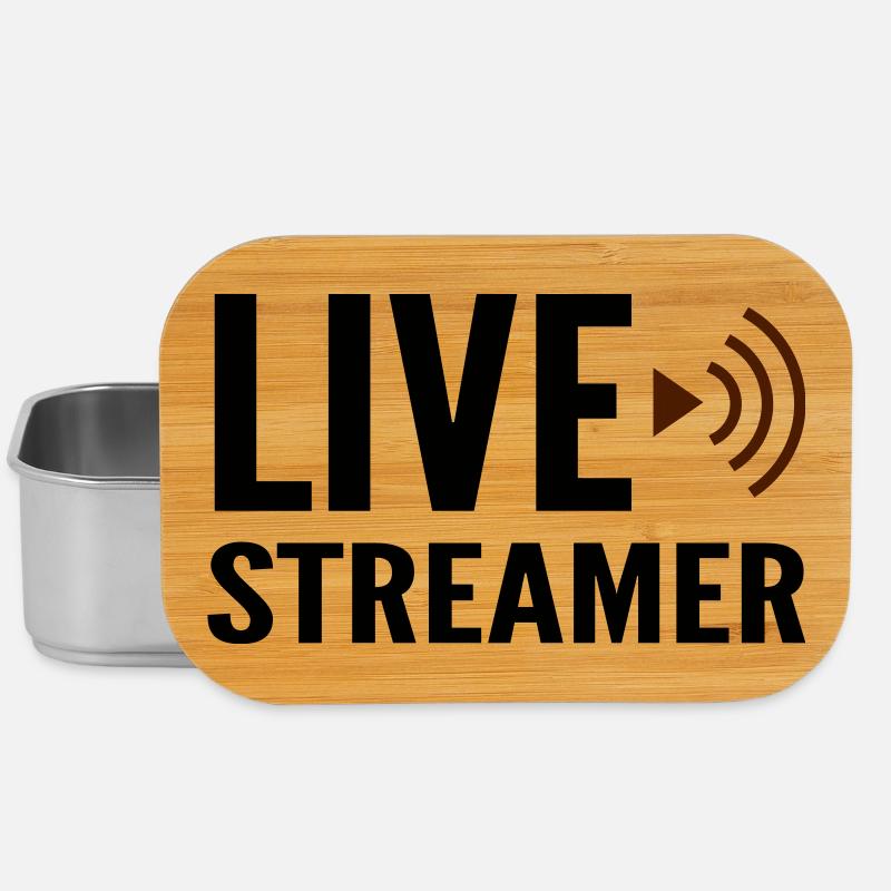 Streamer Live-Streamer - Lunch Box - Silber