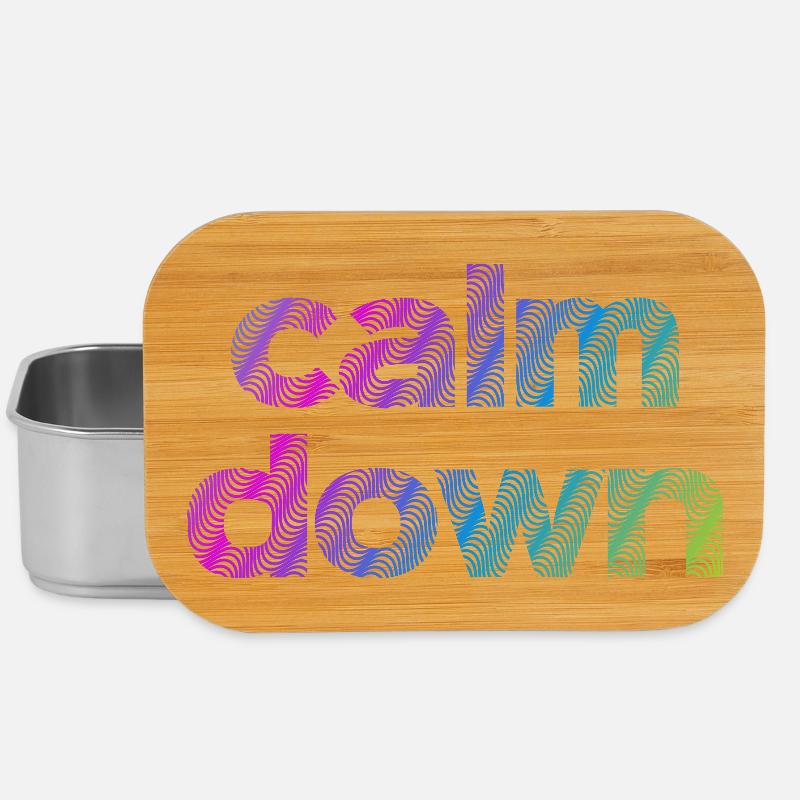 calmDown - Lunch Box - Silber