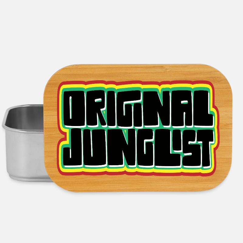Original Junglist DNB Emblem - Lunch Box - silver