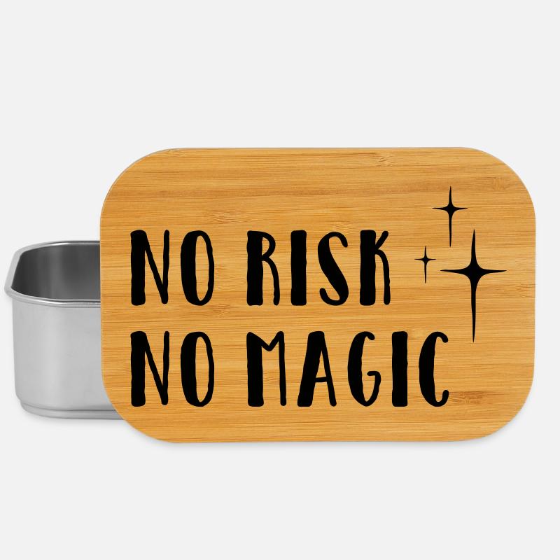 No Risk – No Magic - Lunch Box - Silber