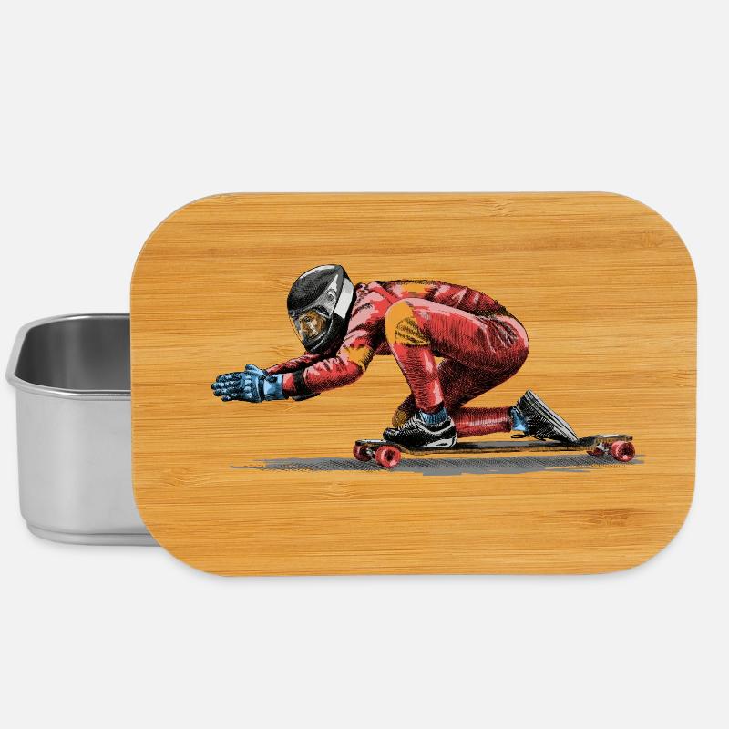 Longboard - Lunch Box - Silber