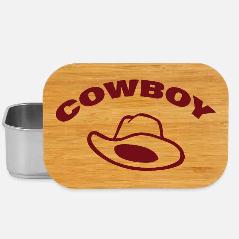 COWBOY - Lunch Box - Silber