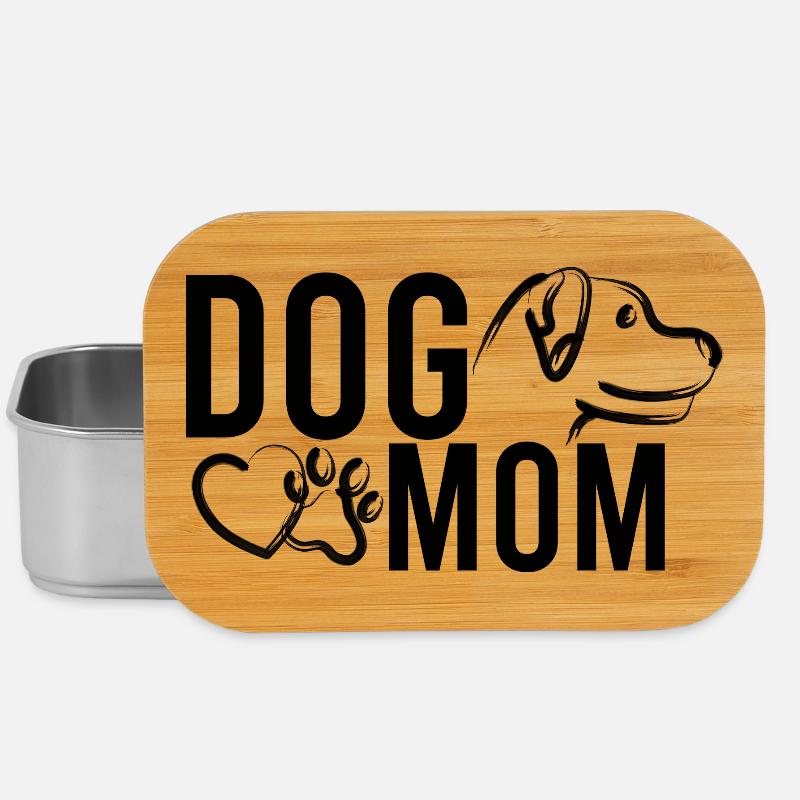Conception de maman chien - Boîte à goûter - argent