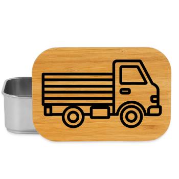 camion - Boîte à goûter - argent - Devant