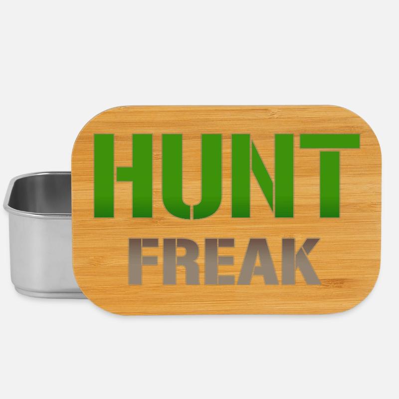 Typographie de la boule verte de Hunt Freak - Boîte à goûter - argent