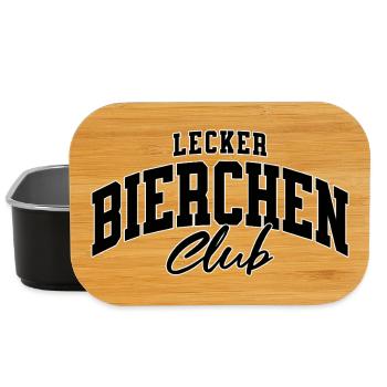 Lecker Bierchen Club - Lunch Box - Schwarz - Vorne