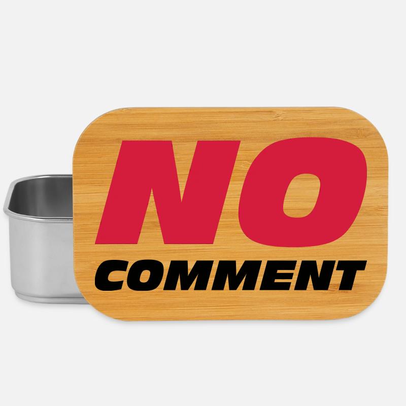 No Comment - Lunch Box - Silber
