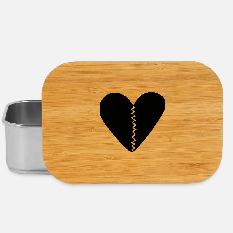 Heartbreak black - Lunch Box - Silber