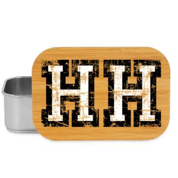 HH Hamburg (Vintage/Weiß) - Lunch Box - Silber - Vorne
