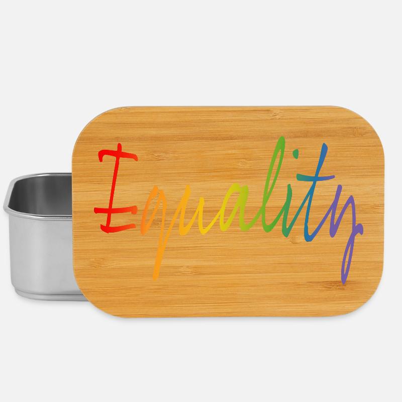 Rainbow equality | LGBT lgbtqi queer - Lunch Box - silver