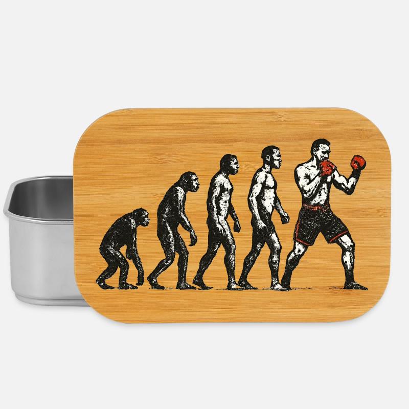 Evolution zum MMA Fighter im Grunge Style - Lunch Box - Silber